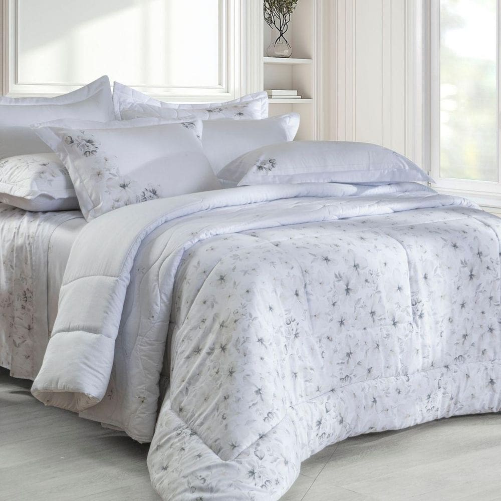 Edredom Queen 300 Fios Kacyumara Satinee Piaza Acetinado