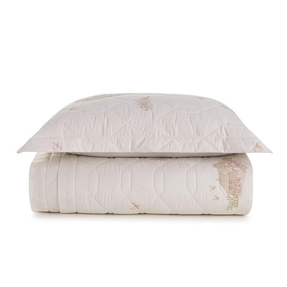 Cobreleito Casal Jardim 200 Fios Karsten