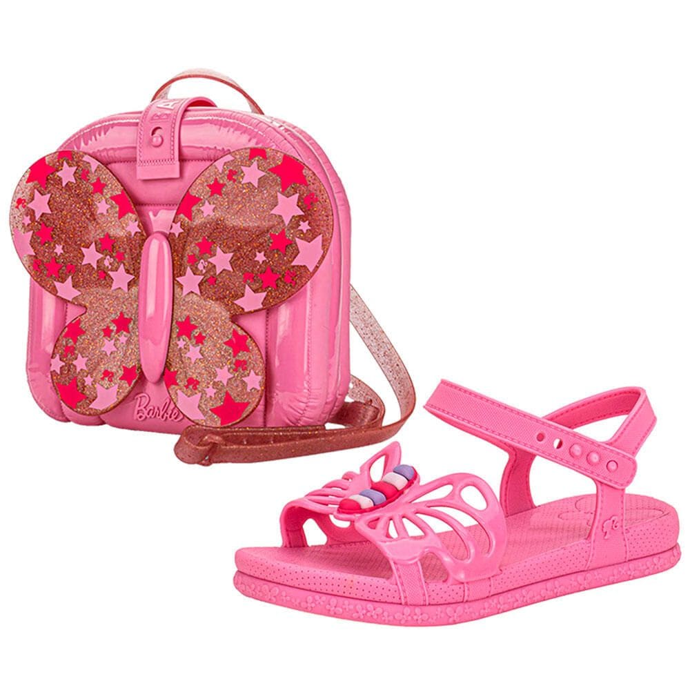 Kit Sandália Barbie Fly + Mochila Grendene Kids 23268