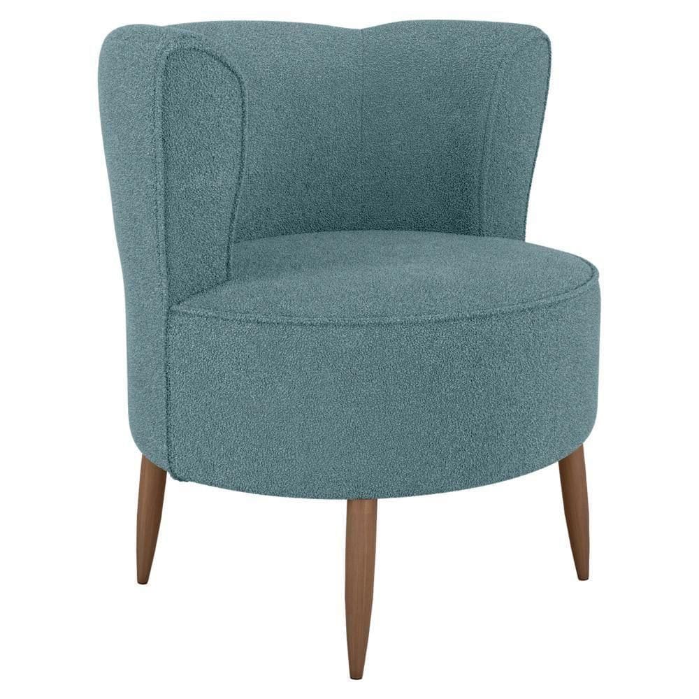 Poltrona Decorativa Pes Palito  Boucle Milani Store