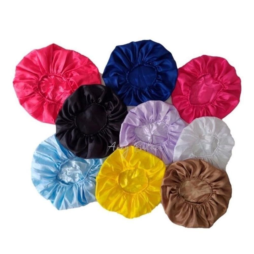 Kit Com 12 Touca De Cetim