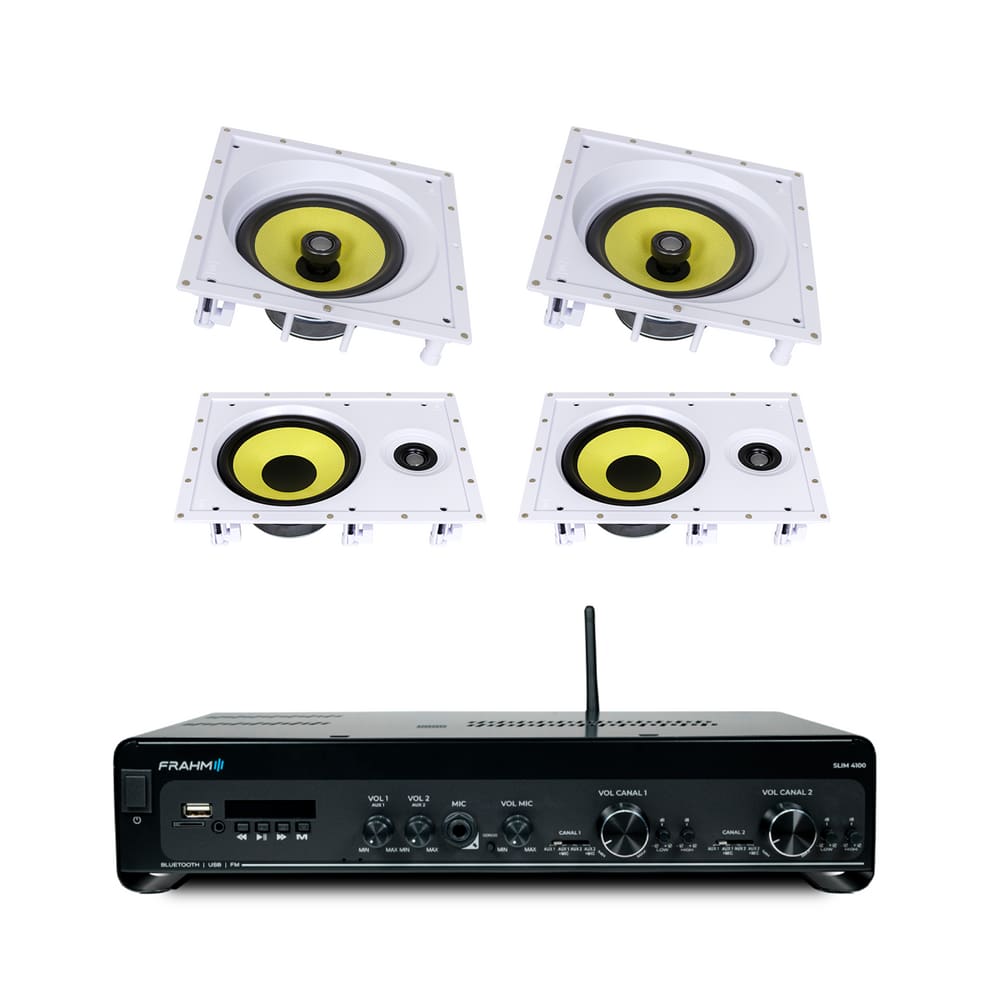 Kit Slim 4100 G5 Frahm + 2 Arandelas Ci8SA + 2 Arandelas Ci8R