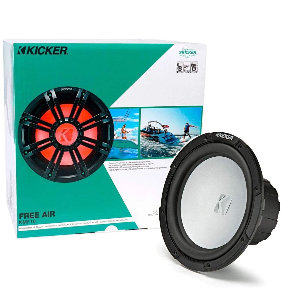 Subwoofer Kicker 45KMF104 Marinizado Free Air 10” 175W RMS 4 Ohms