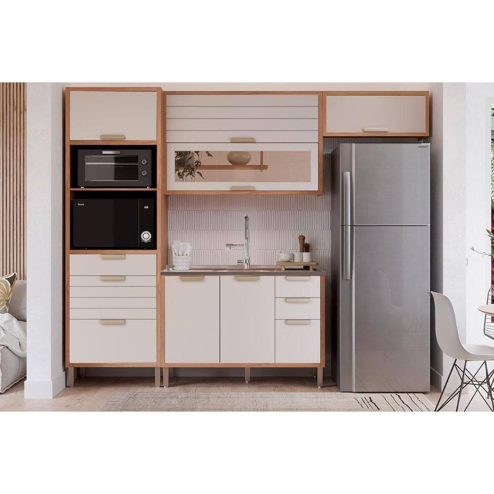 Cozinha Completa MGM 4 Peças Eloise C4P256 Cinamomo/Off