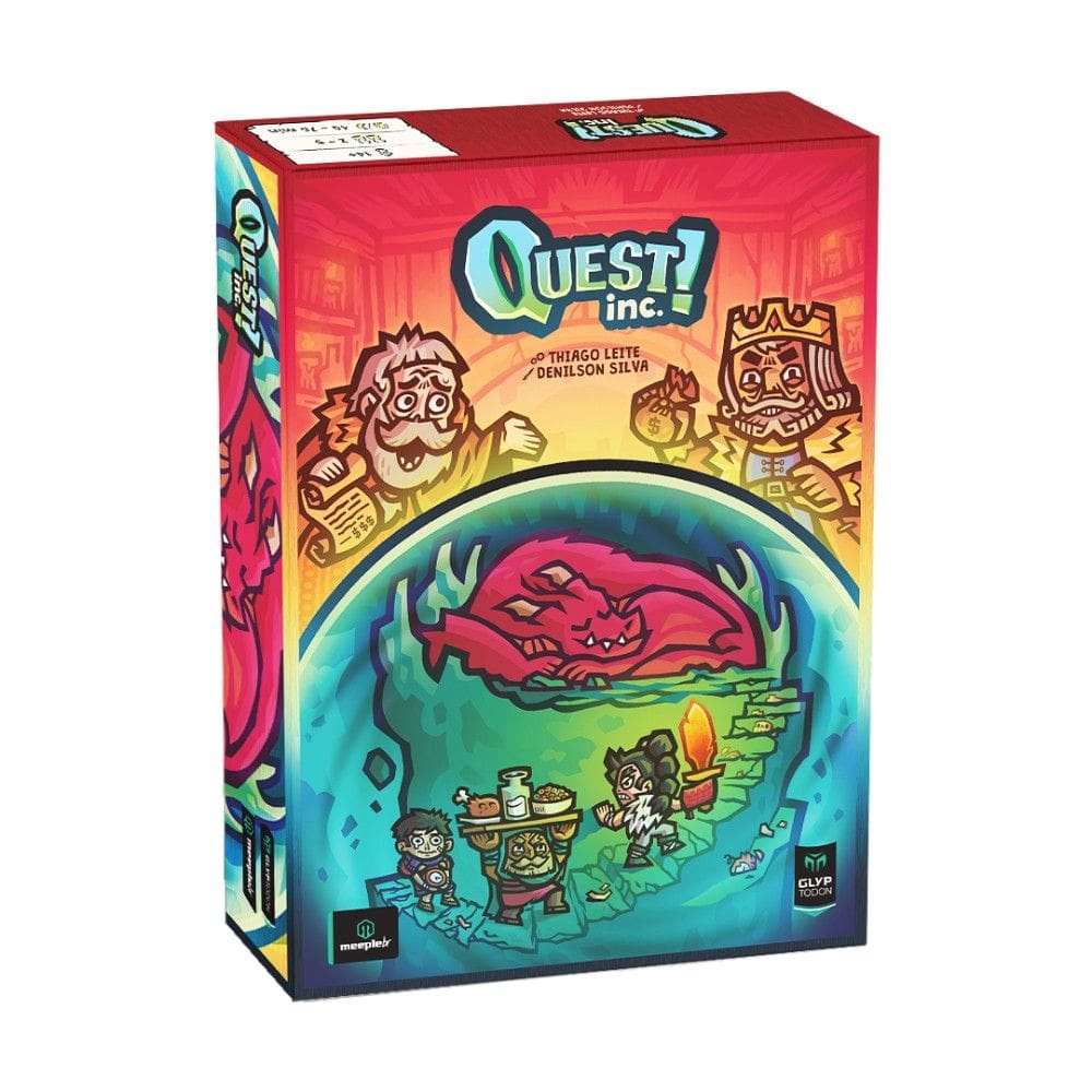Quest Inc. Jogo de Cartas MeepleBR