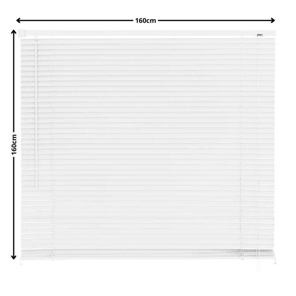 Persiana Pvc Horizintal Primafer - Branca Medida 160x160cm