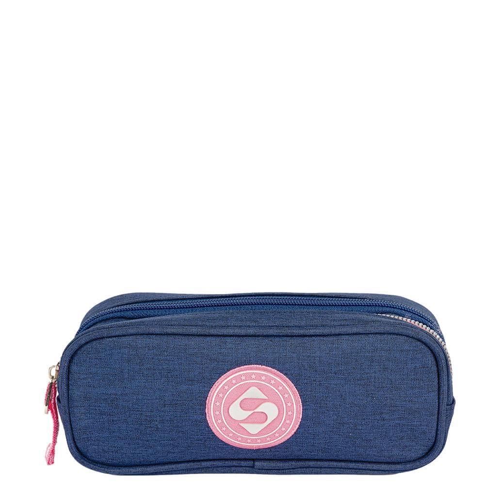 Estojo 2 Comp Sestini Trend - Jeans Jeans Grande