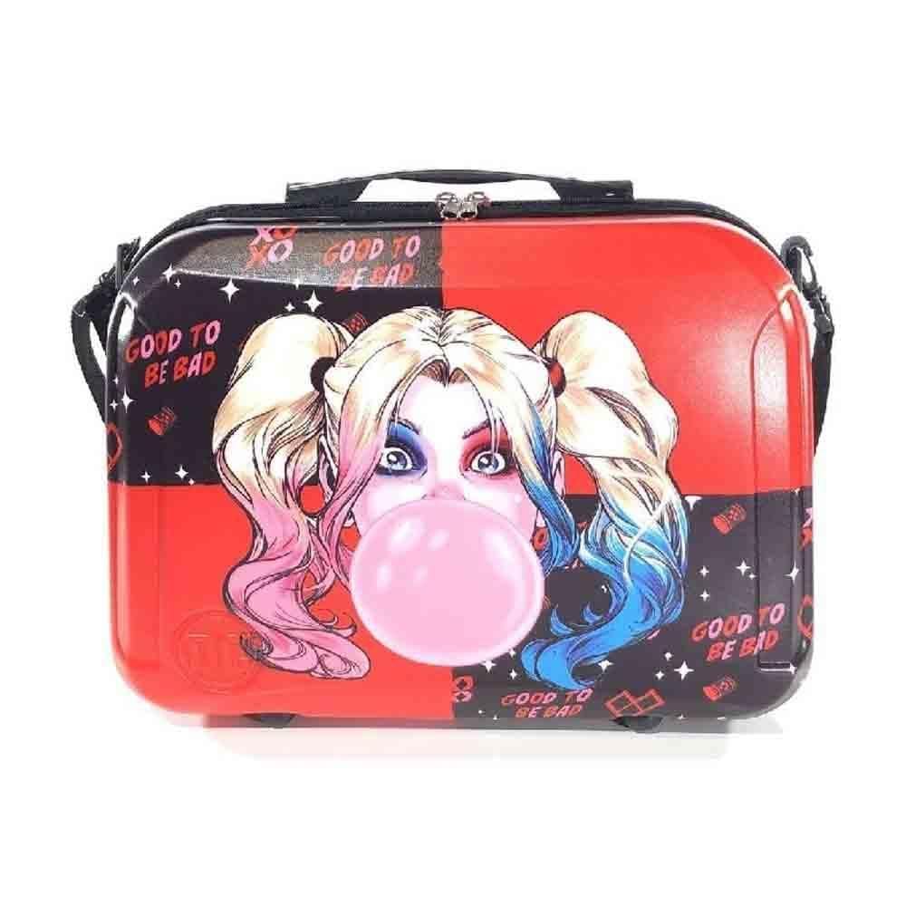 Frasqueira Maleta Diplomata Harley Quinn Pequena Vermelho