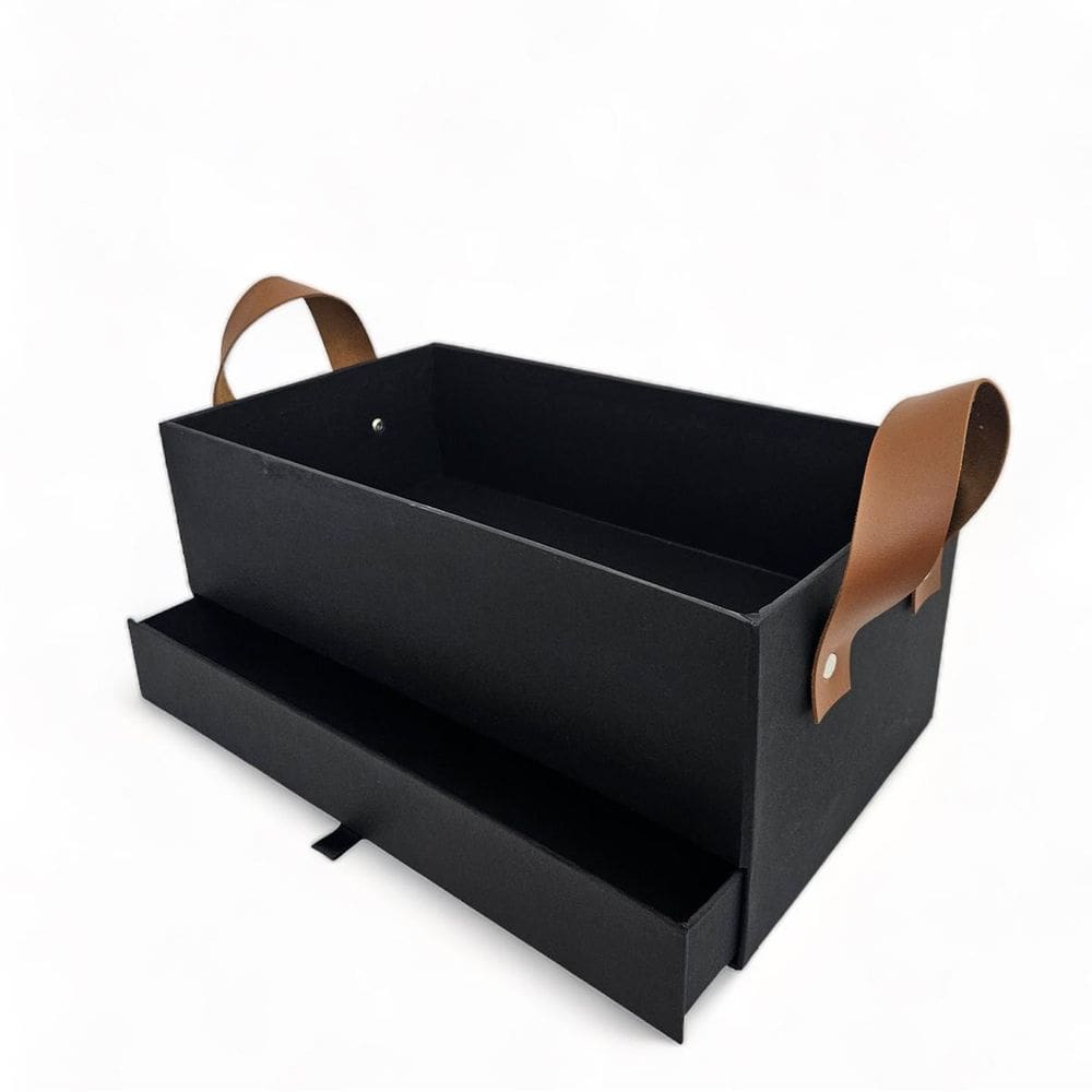 Bandeja 30X20X15 Presentes Cartonada Com Tampa E Gaveta