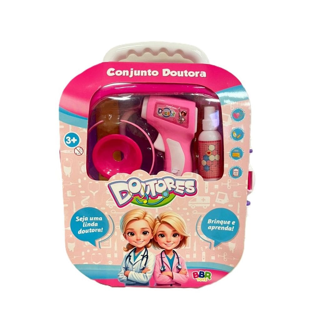 Kit Brincando de Médico Mala Doutora - BBR