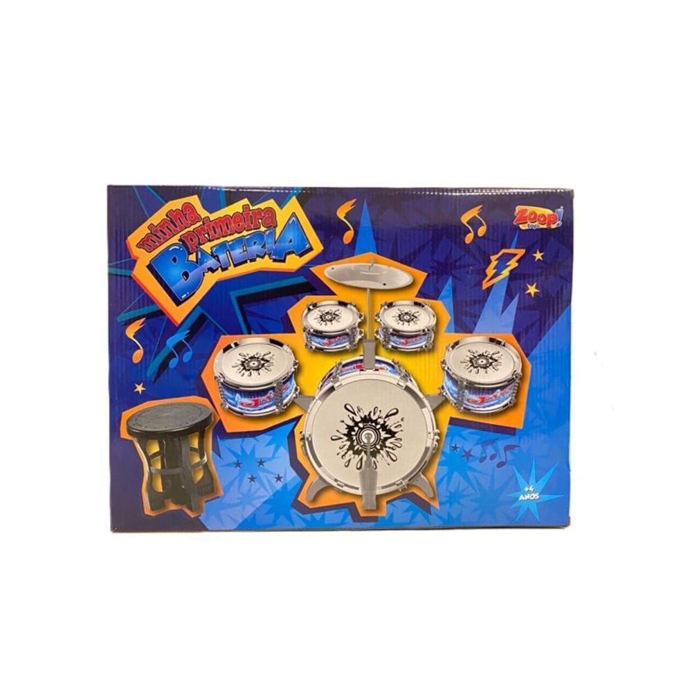 Minha Primeira Bateria Infantil - Zoop Toys