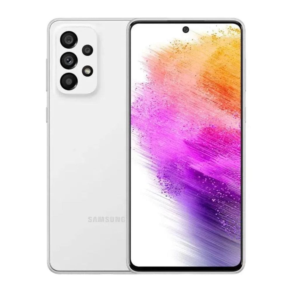 Usado: Samsung A73 128 GB Branco - Muito Bom