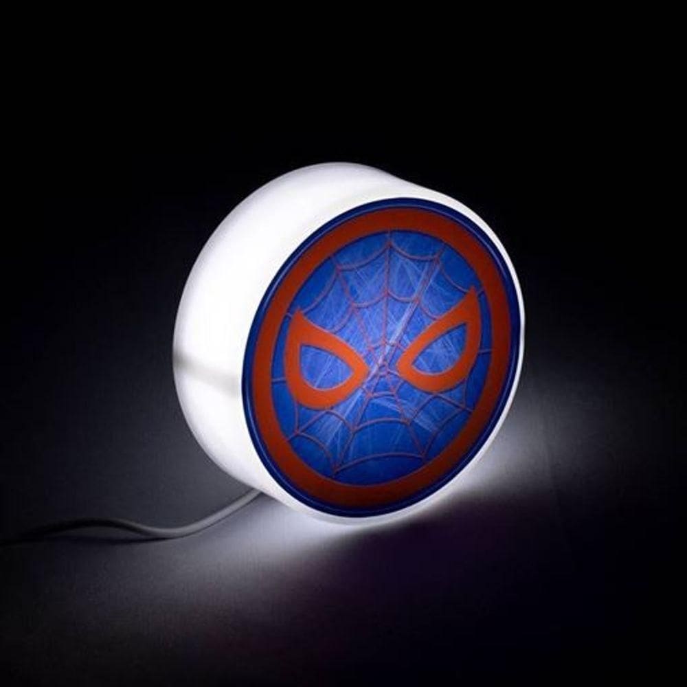 Luminária Led Redonda Usb Homem-aranha - Iluminação Criativa Para Fãs De Super-heróis
