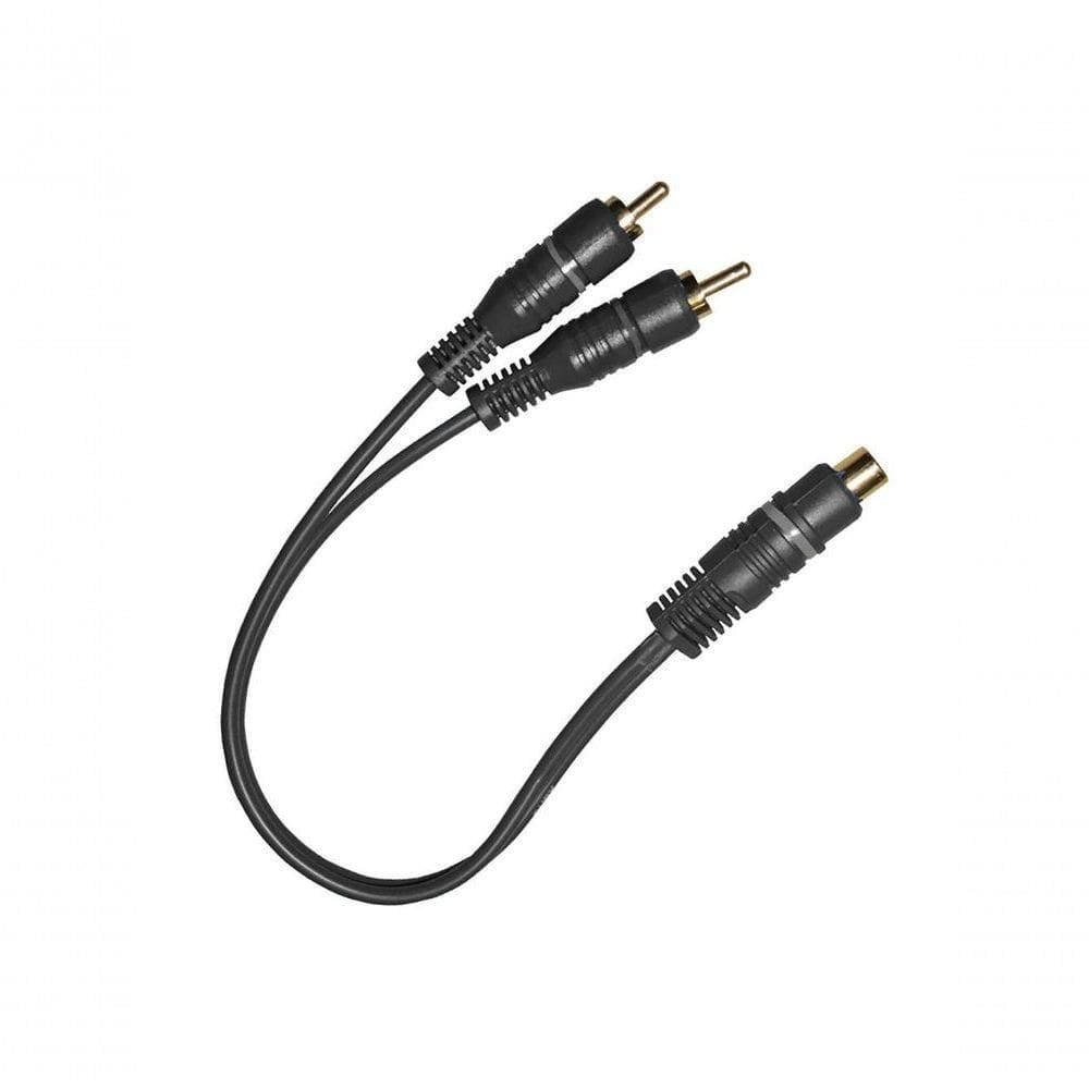 Cabo áudio Tcw1 Rca Fêmea + 2 Rca Macho Com10 Peças