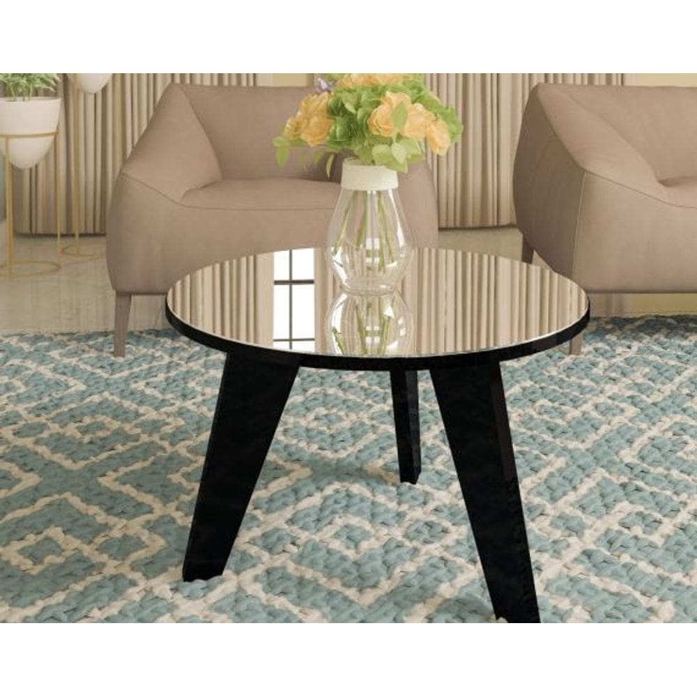 Mesa de Centro Espanha Tampo com Espelho - Artely