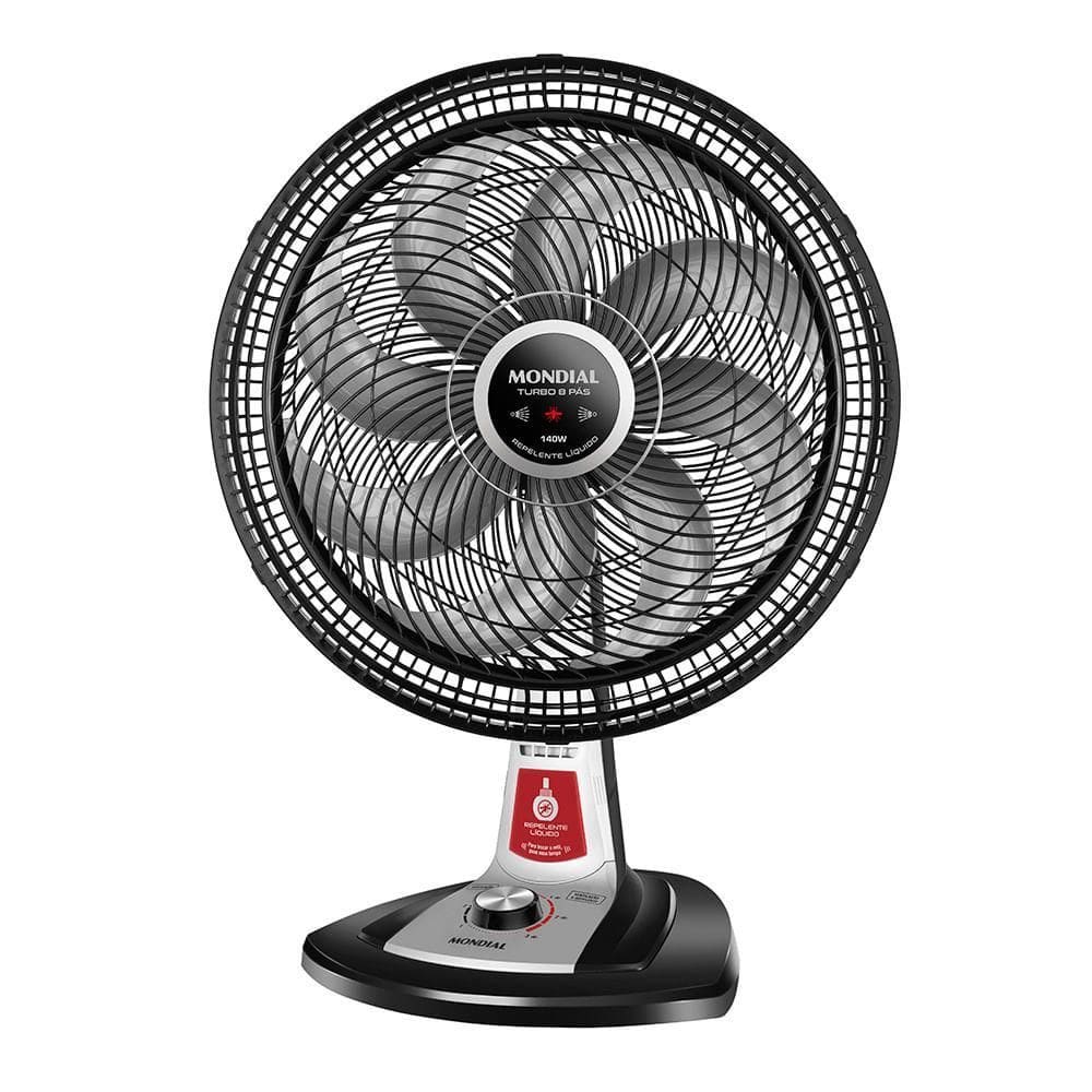 Ventilador 40Cm 220V Preto/Prata