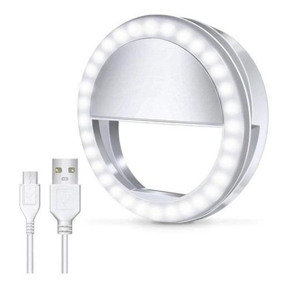 Flash Para Celular Luz Iluminação Ring Light Anel Led Selfie