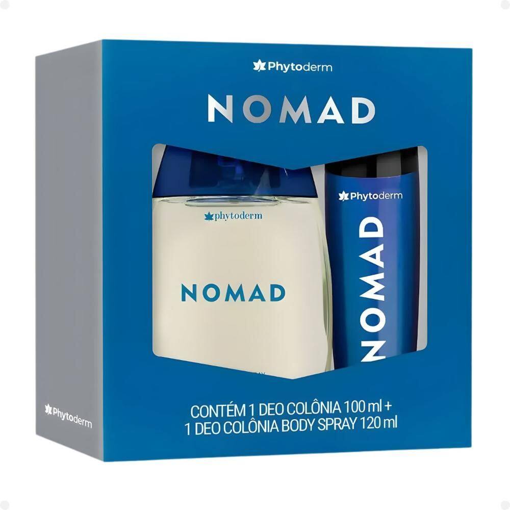 Kit Phytoderm Nomad: Deo Colônia 100ml e Body Spray 120ml