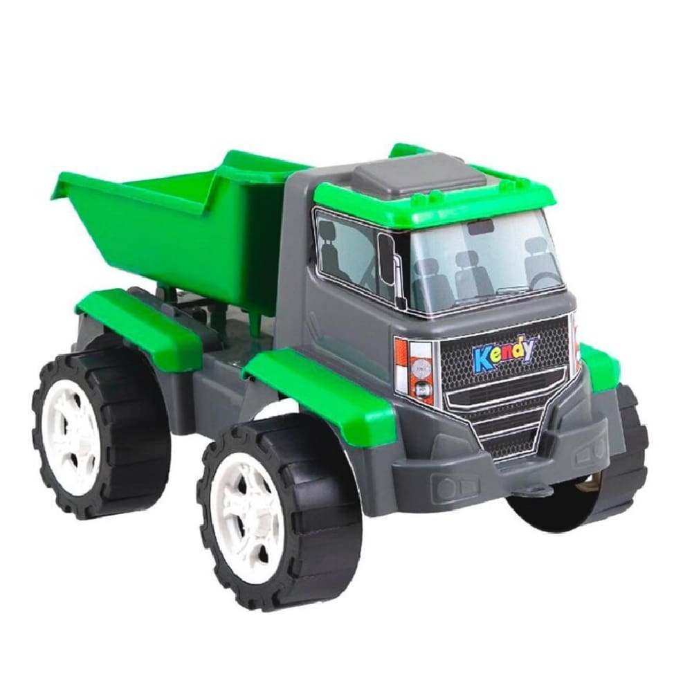 Carrinho Caminhão De Construção Caçamba Articulado Roda Livre - Brinquedo Grande