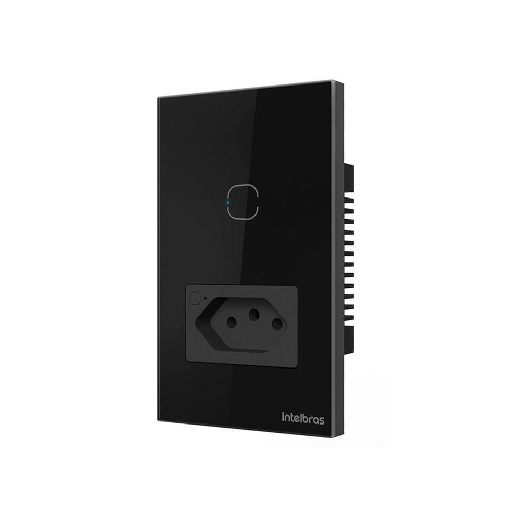 Tomada Simples Smart Wi-fi Ets2001 Preto Pct -1