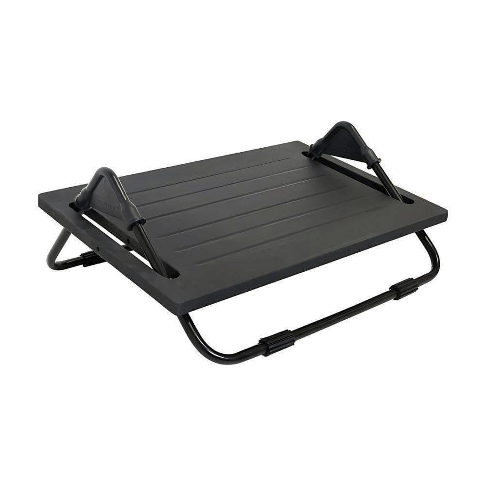 Suporte Apoio Pés Mdf Preto