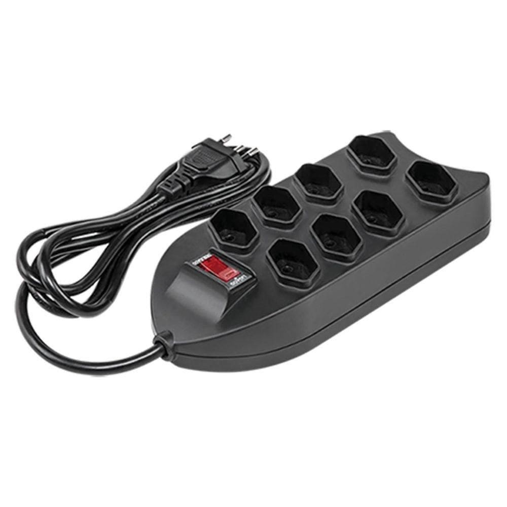 Protetor Eletrônico C-8 Tomadas Epe1008 Preto