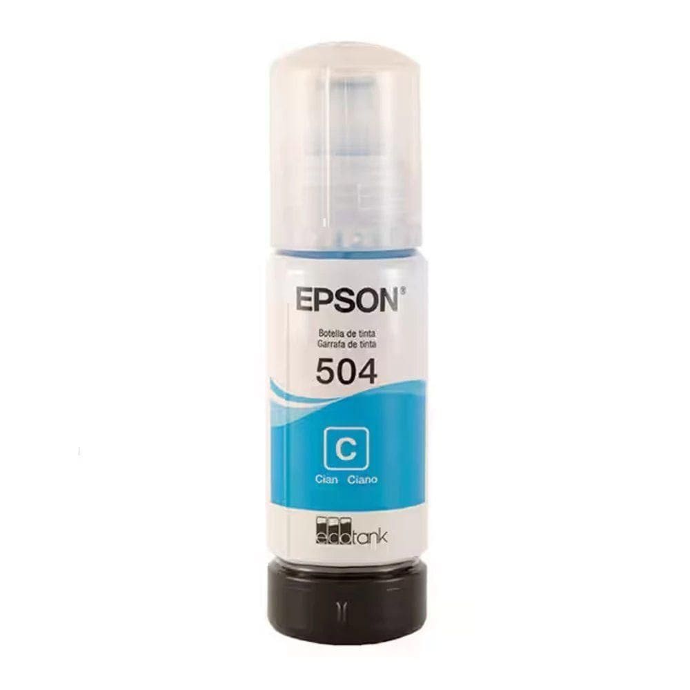 Refil De Tinta Epson T504222 Ecotank Ciano