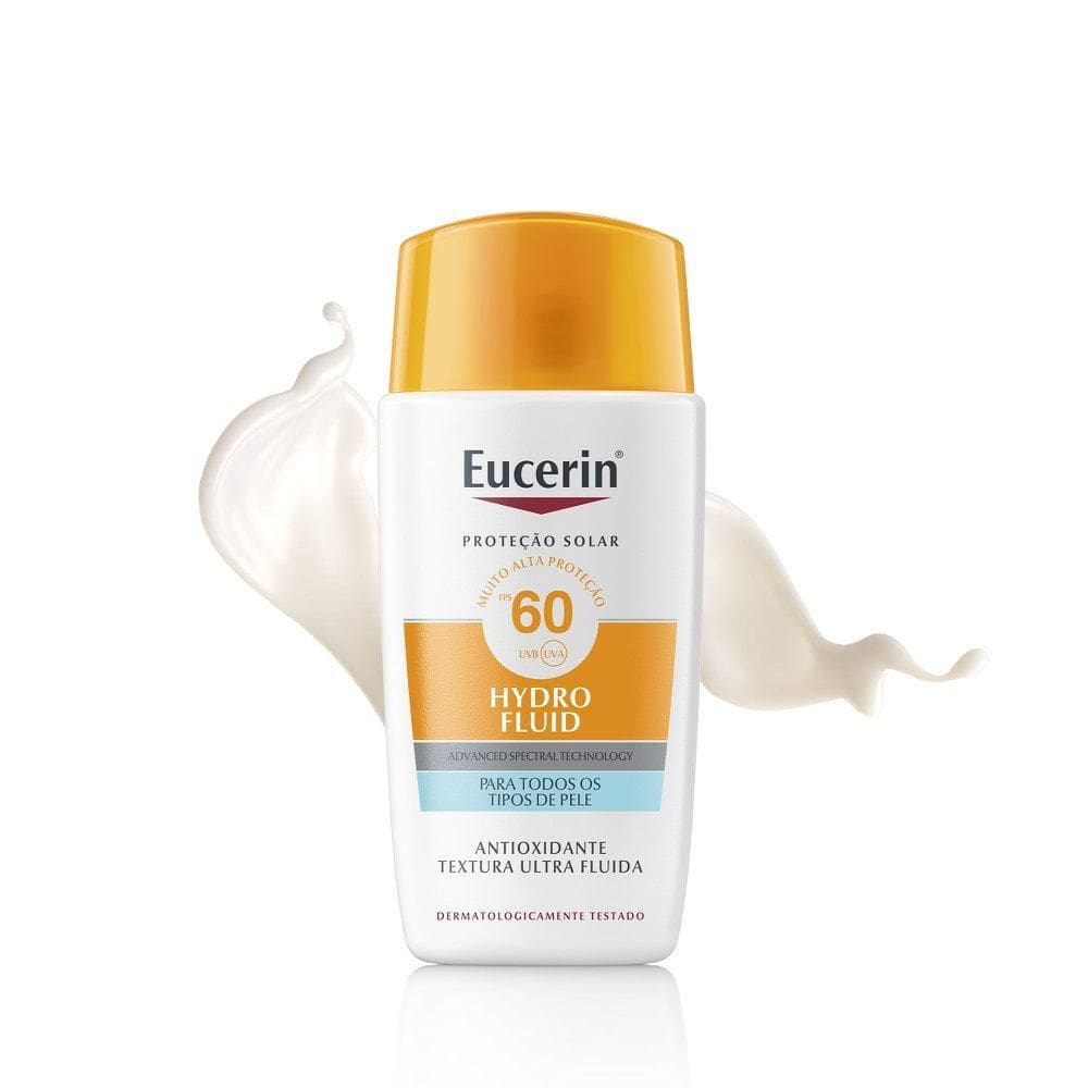 Protetor Solar Facial Eucerin Sun Hydro Fluid FPS 60 50ml