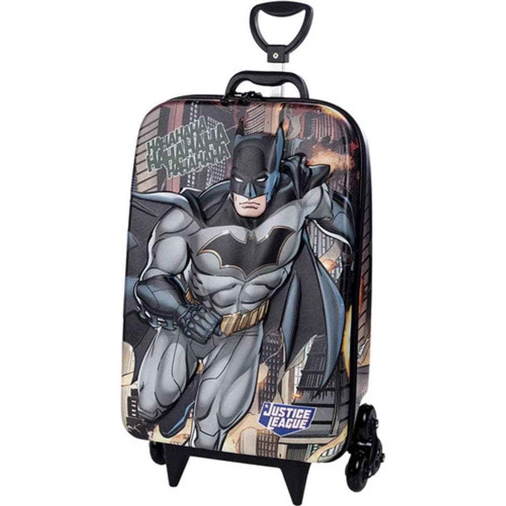 Mochila com Rodinha 3D - Liga da Justiça Batman - Diplomata