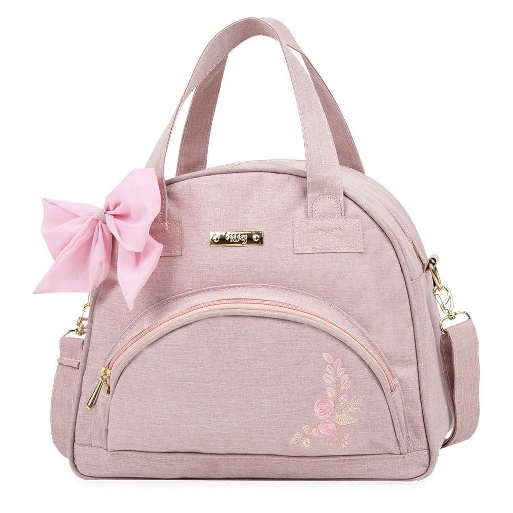 Bolsa Maternidade Floral - Rosa - Média - Hug