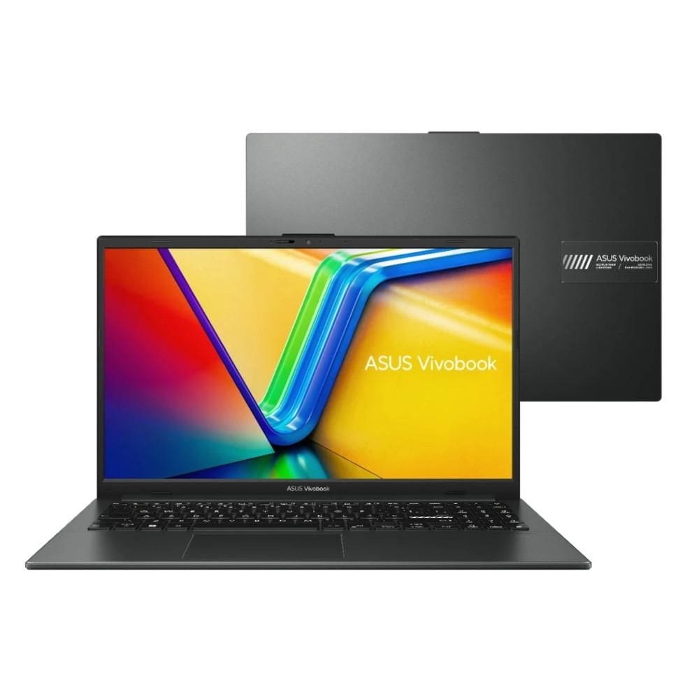 Notebook 15.6” Asus Vivobook Go 15 AMD Ryzen 5 7520U, Memória 8GB, 256 GB SSD NVMe, Windows 11, E1504FA-NJ825W