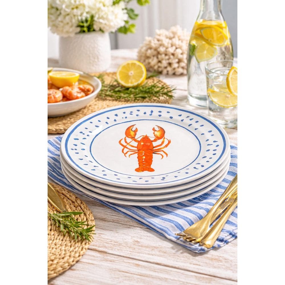 Prato Raso Melamina 28d Oceano Offwhite (Kit 6)