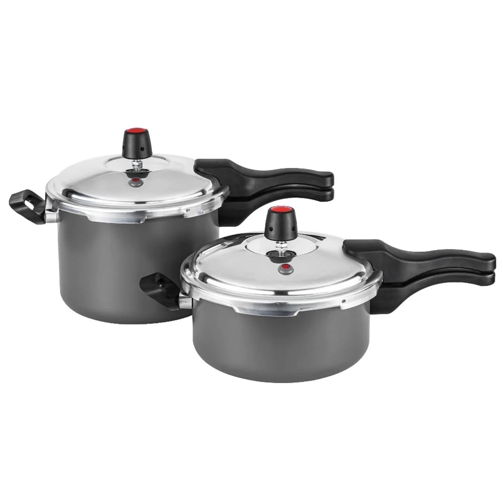 Kit 2 panelas de Pressão MTA Multi 4.5L Grafite Antiaderente