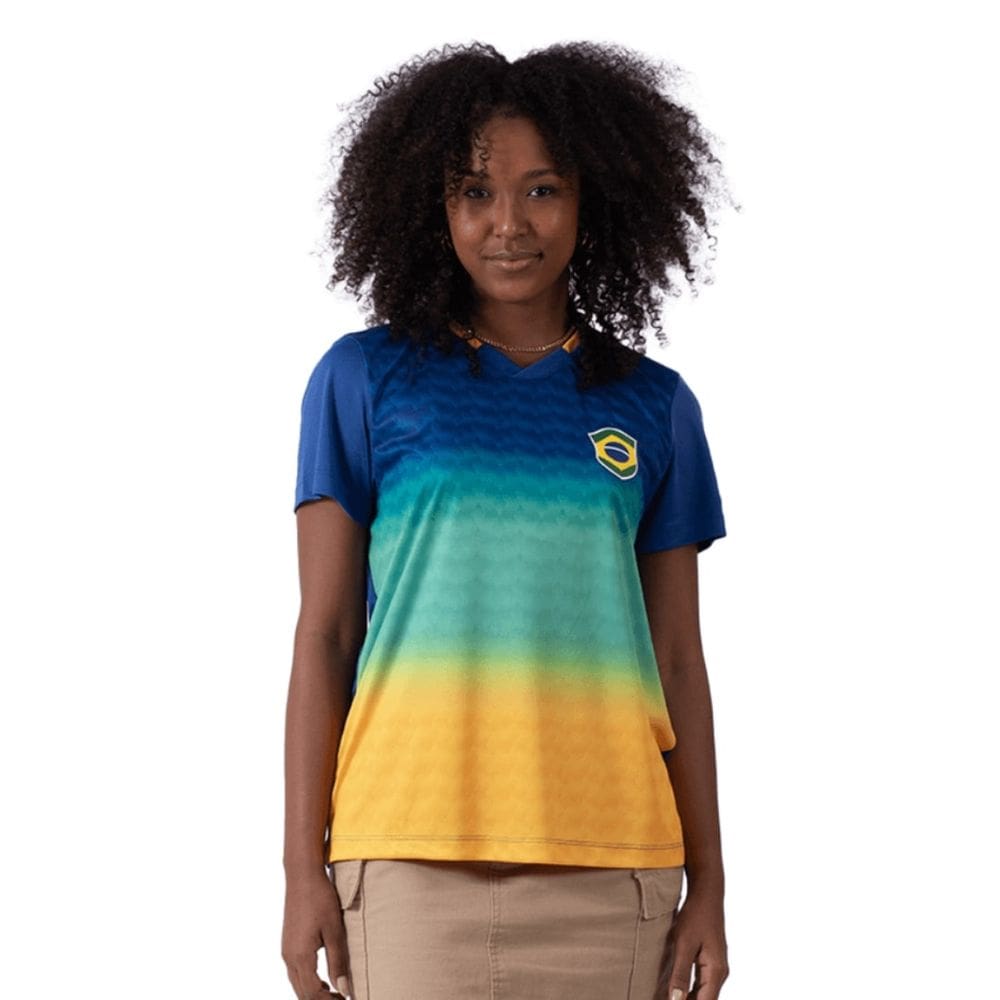 Camisa Brasil Samba Feminina