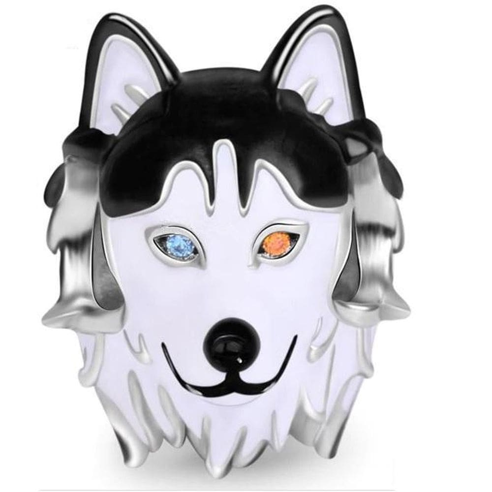 Berloque Separador Cachorro Husky Siberiano