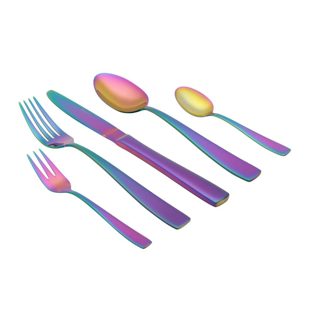 Faqueiro Aço Inox 30 Peças Pisa Rainbow Wolff