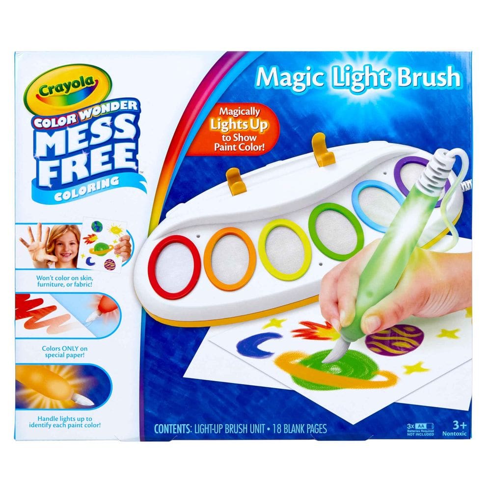 Conjunto de pintura Crayola Color Wonder Magic Light Brush Kids 3+