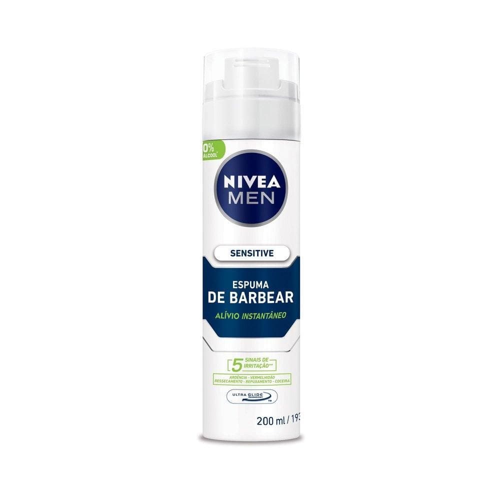 Espuma de Barbear NIVEA MEN Sensitive 200ml
