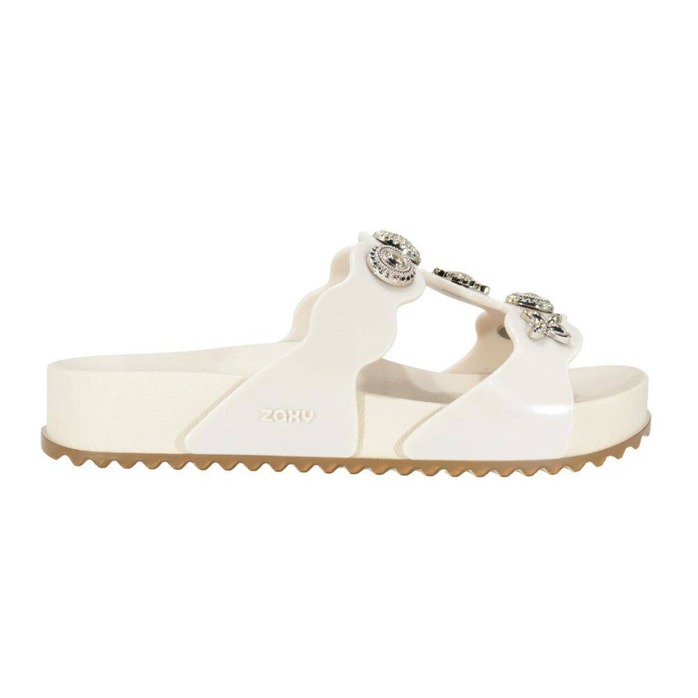 Tamanco Zaxy Charms Off White Médio | Extra