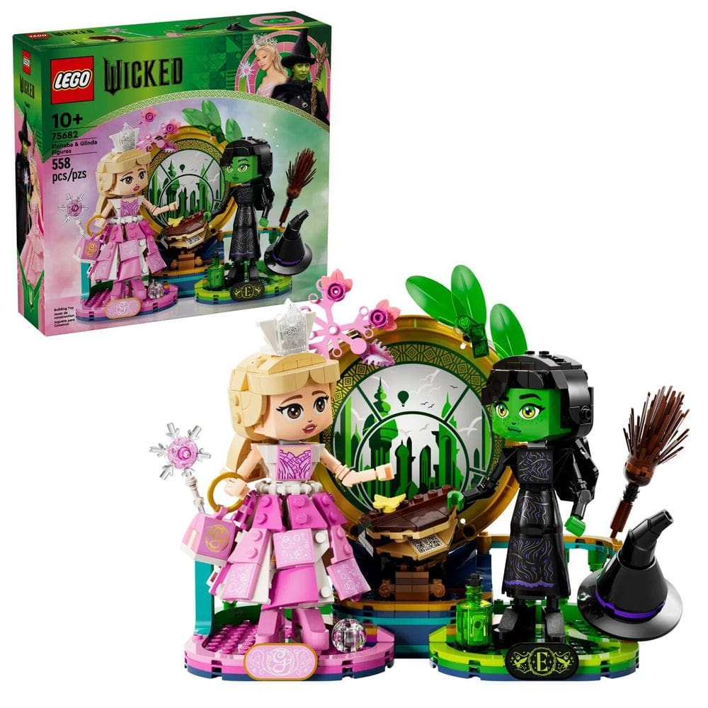 Lego Wicked Elphada E Glinda 558 Peças - 75682