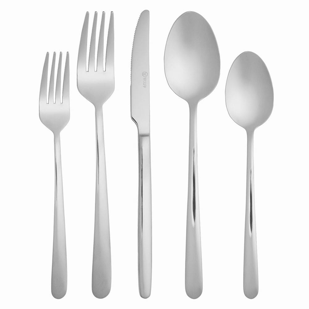 Faqueiro Aço Inox 30 Peças Viena Prata Wolff