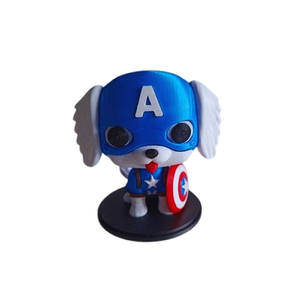Action Figure Cachorro Capitão América