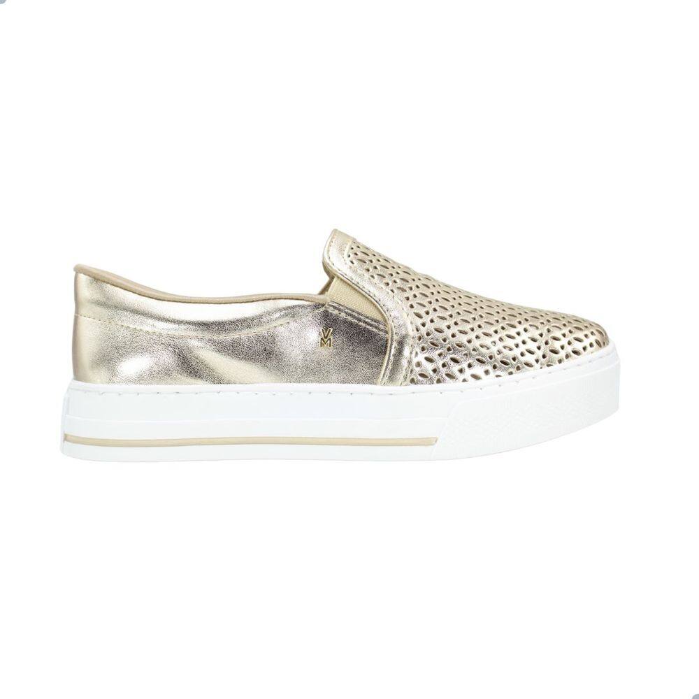 Tênis Casual Via Marte Dourado