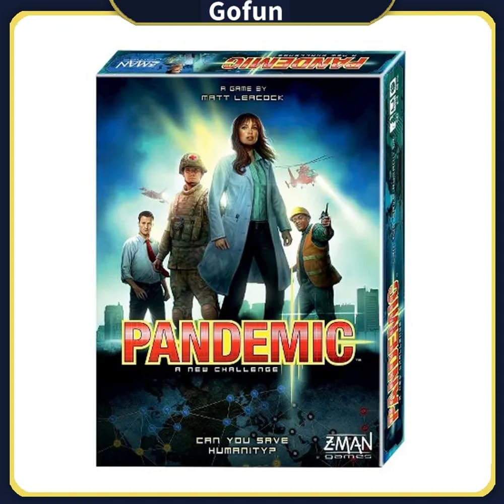 Jogo de tabuleiro Pandemic Base Game Cooperative Strategy Kids 8+