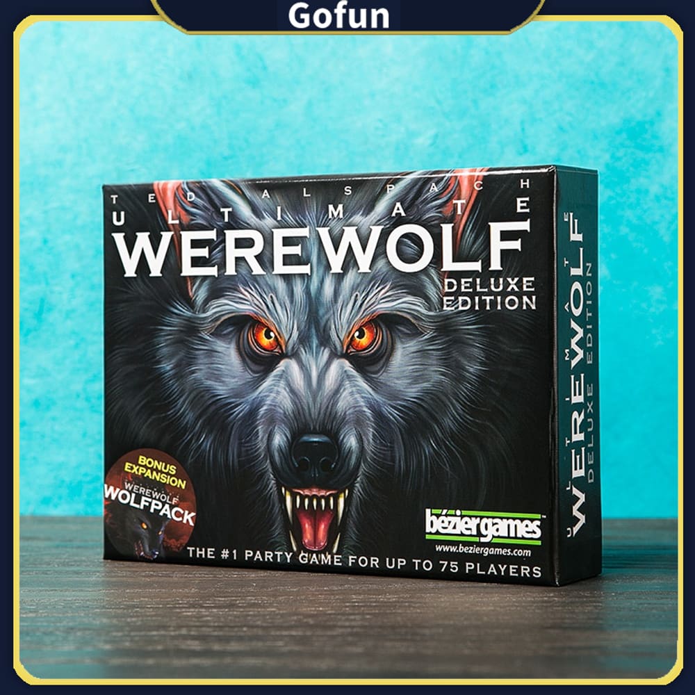 Jogo de tabuleiro Ultimate Werewolf Deluxe Edition com expansão WOLFPACK