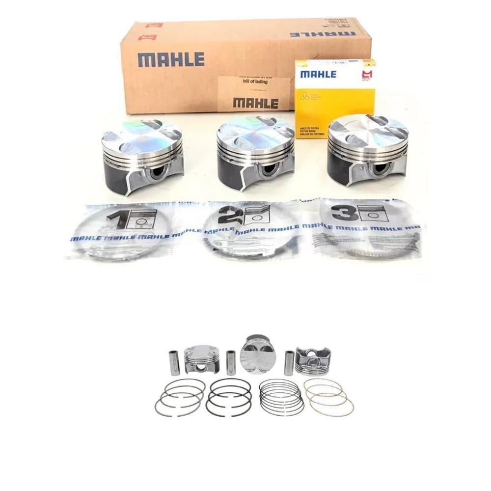 Jogo De Pistão Com Anéis 0,50 - Mahle Metal Leve P&A9739