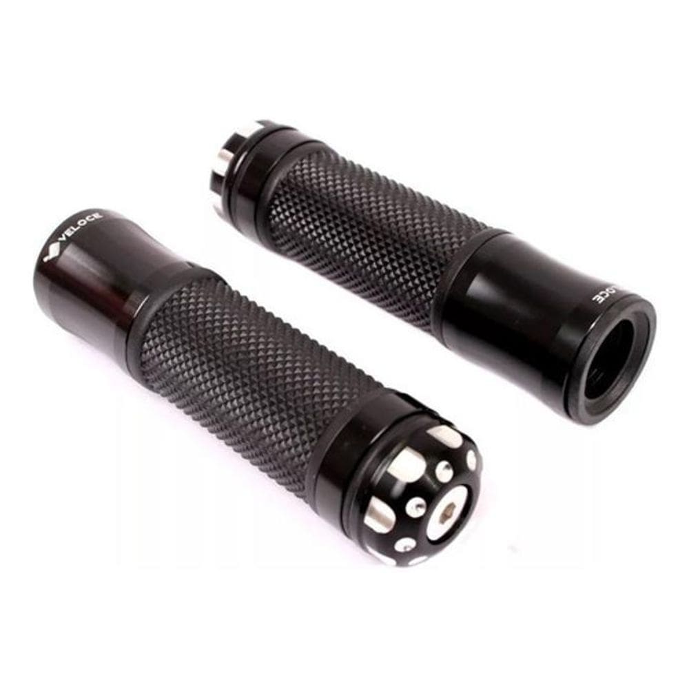 Manopla Preta Moto Esportiva Aluminio Modelo Rizoma