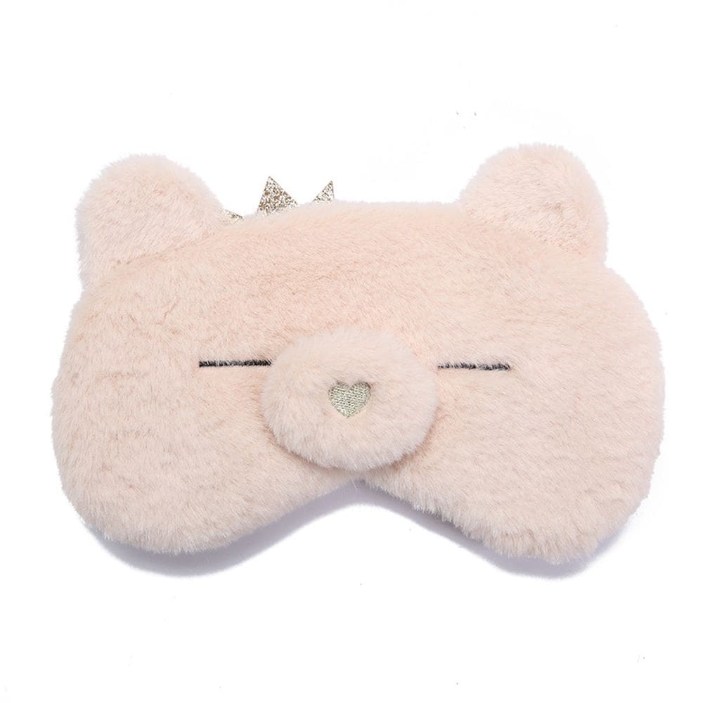 Máscara de dormir Cute Plush Pig Super Soft Eye Cover