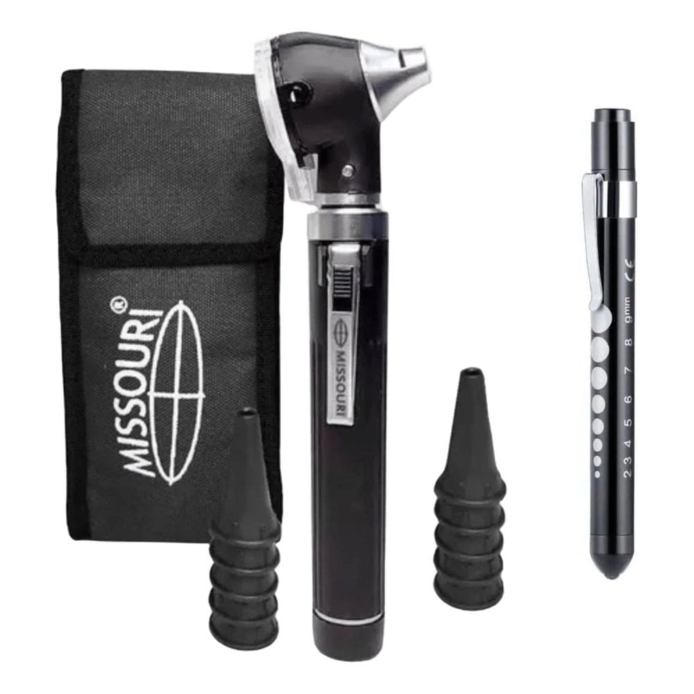 Otoscópio Medico De Led - Lanterna Clinica - Estojo