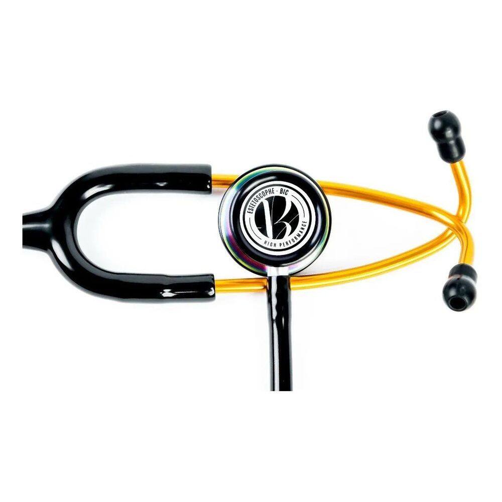 Estetoscópio Duplo Inox Profissional Clínico Bic - Cores